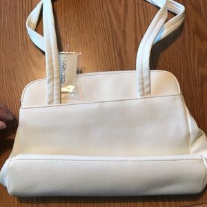 White purse